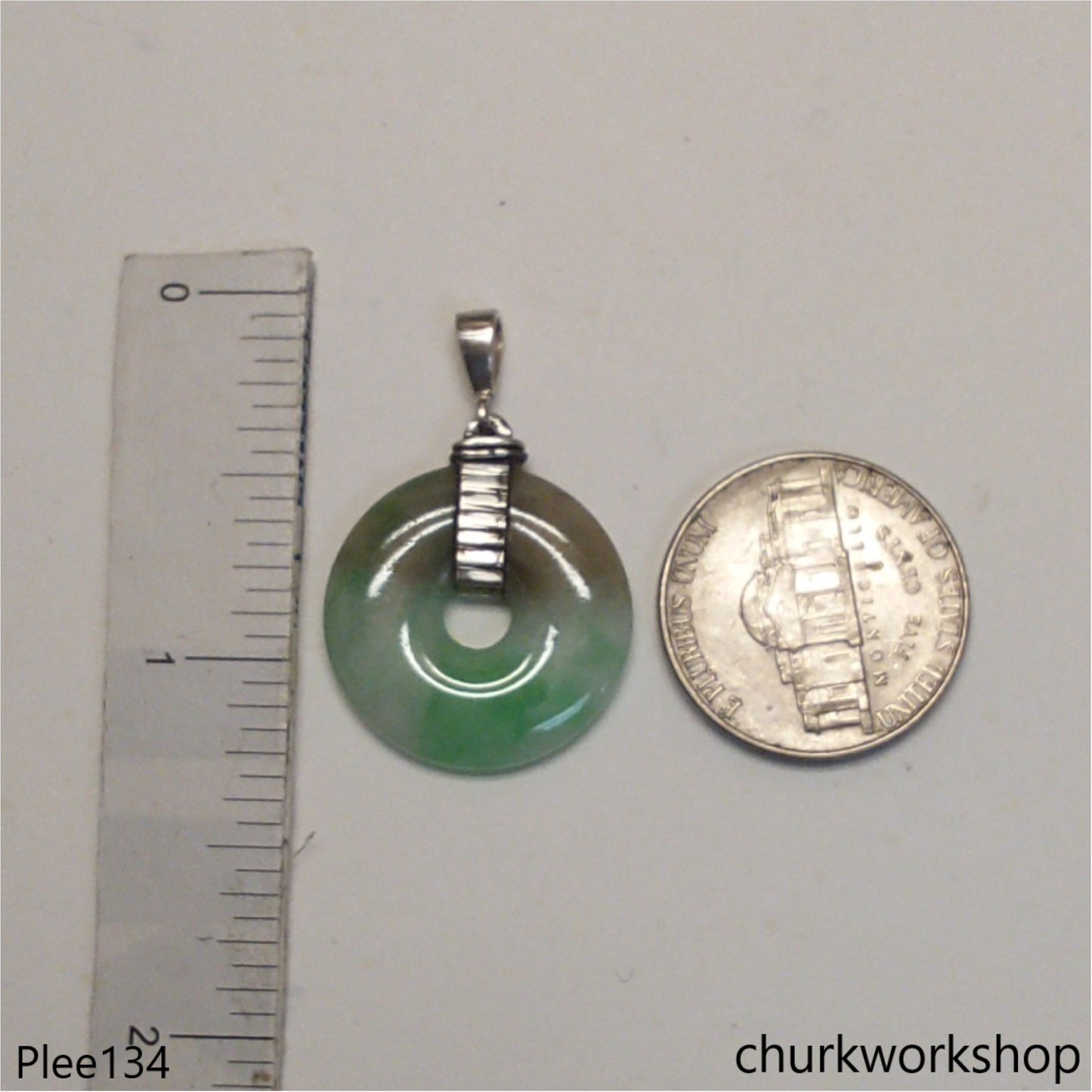 Jade Donut pendant