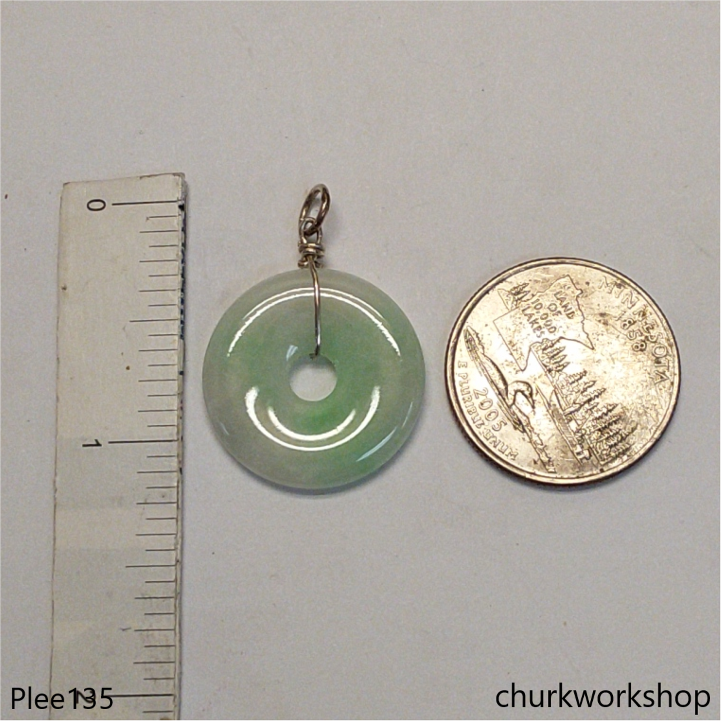 Jade Donut pendant