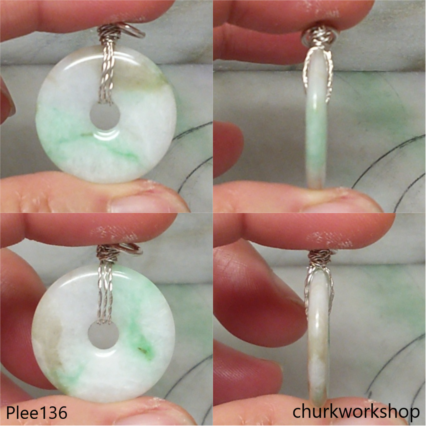 Jade Donut pendant