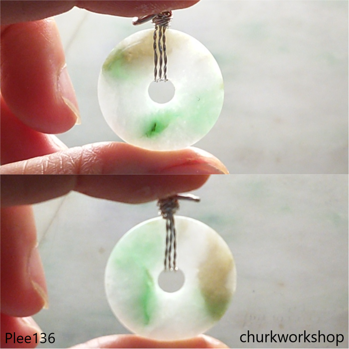 Jade Donut pendant