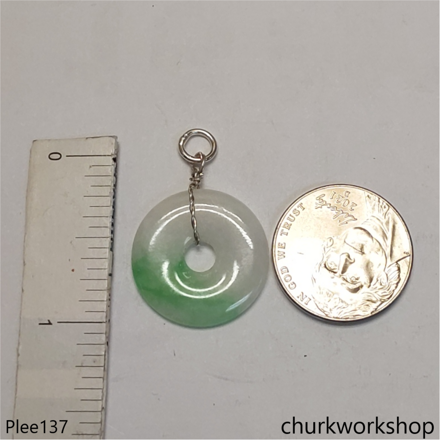 Jade Donut pendant