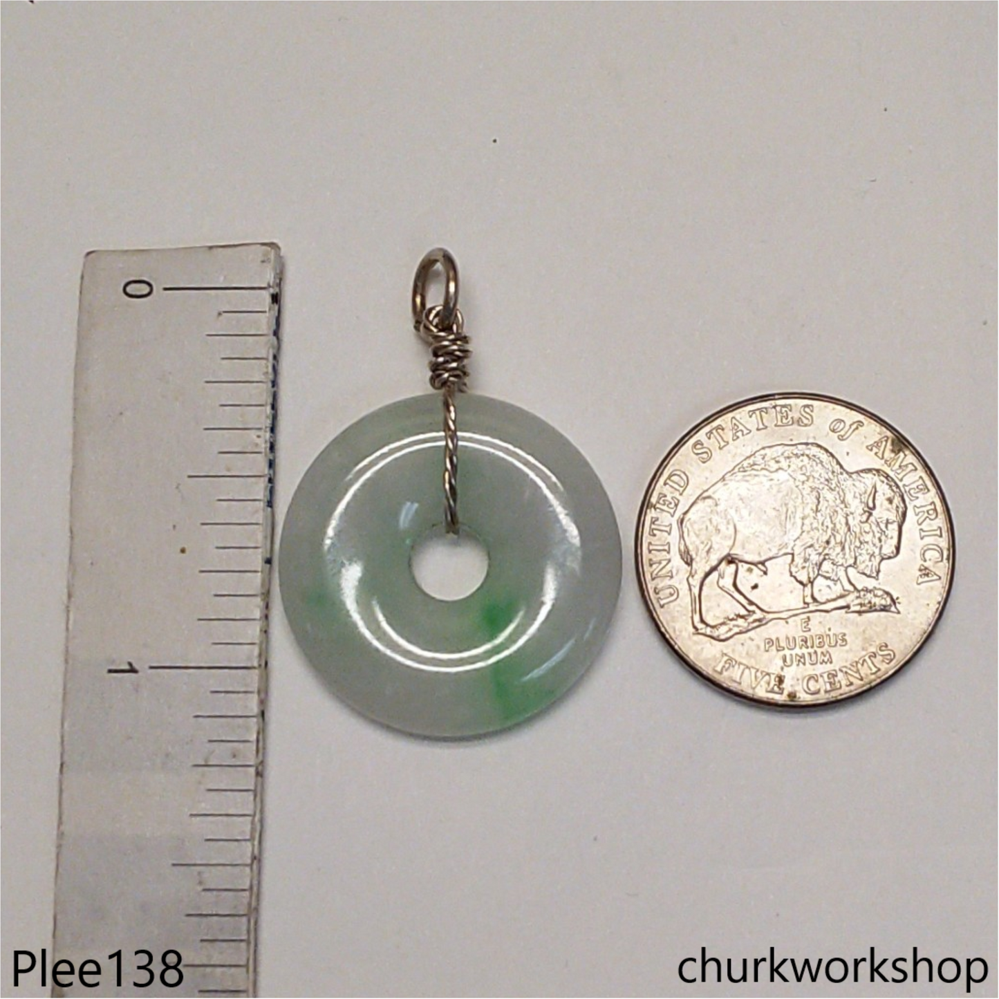 Jade Donut pendant