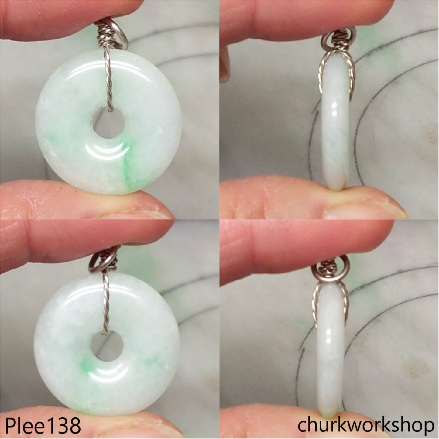 Jade Donut pendant