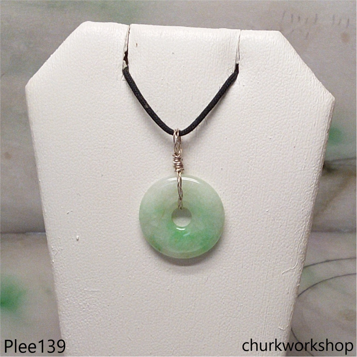 Small jade Donut pendant