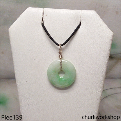 Small jade Donut pendant