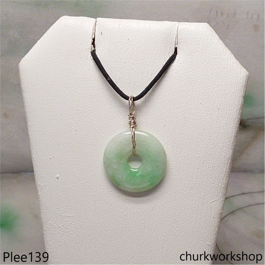 Small jade Donut pendant