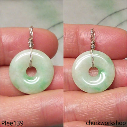 Small jade Donut pendant