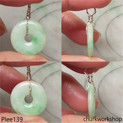 Small jade Donut pendant