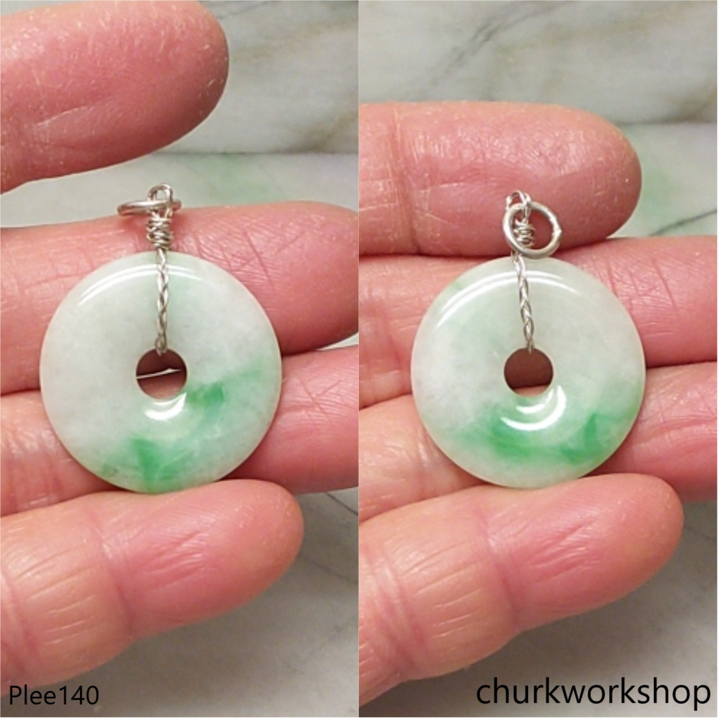 Jade Donut pendant