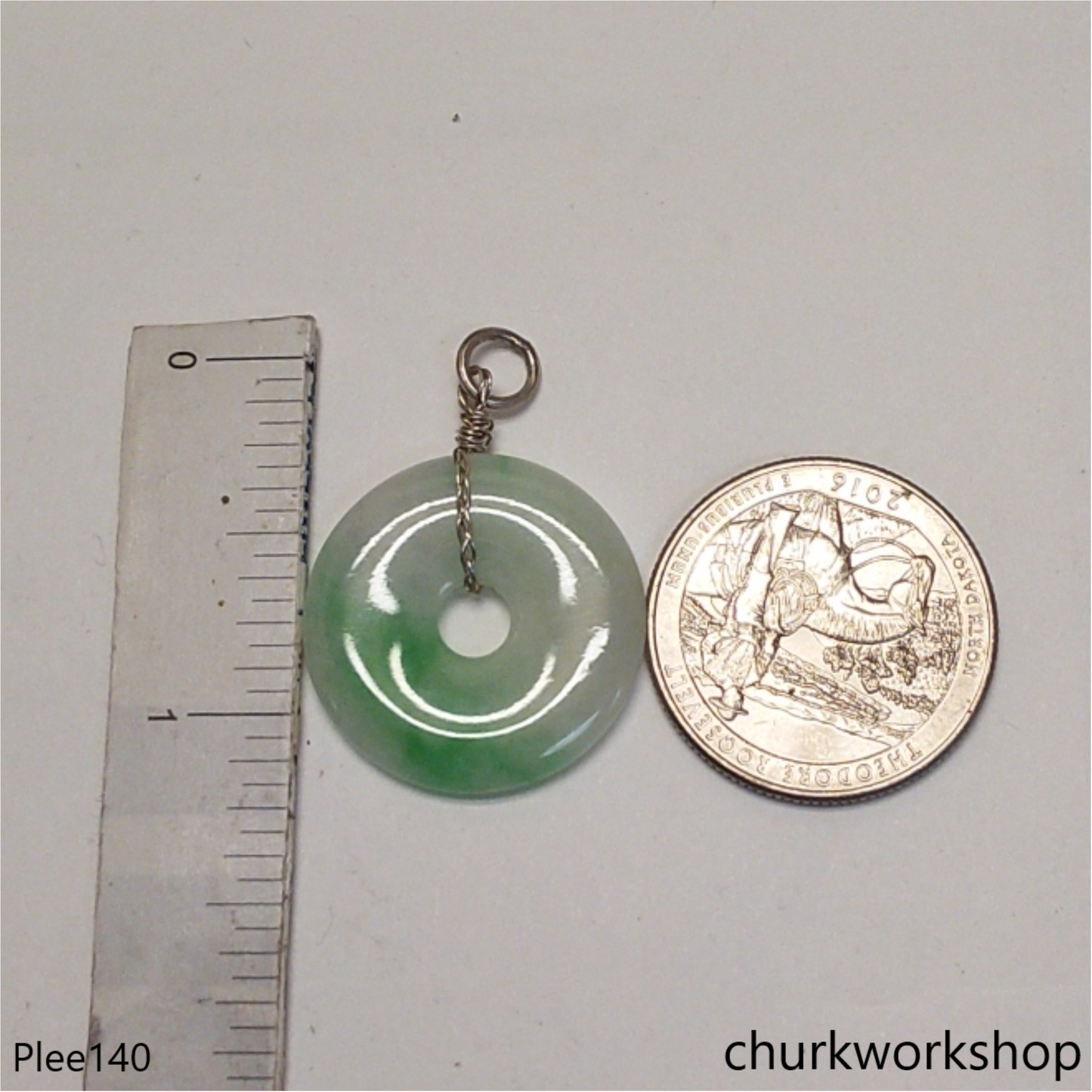 Jade Donut pendant