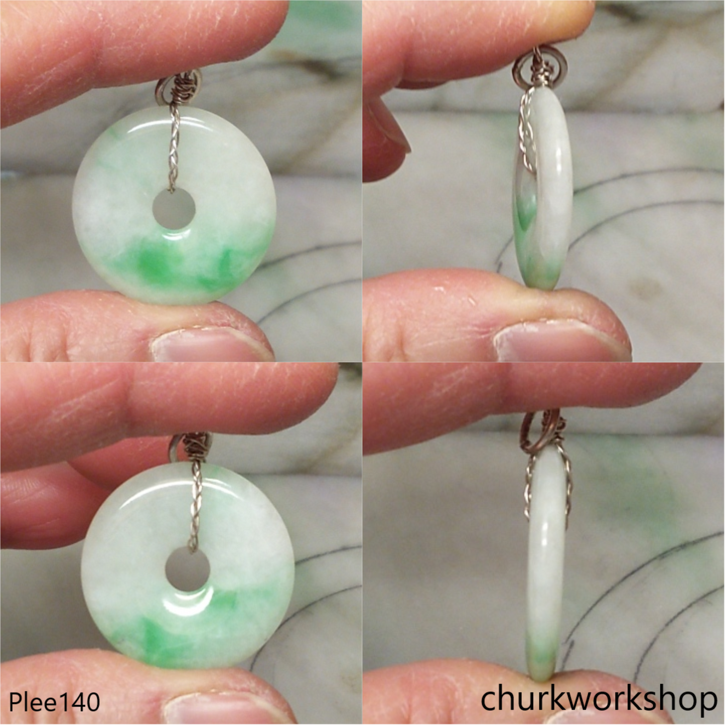 Jade Donut pendant