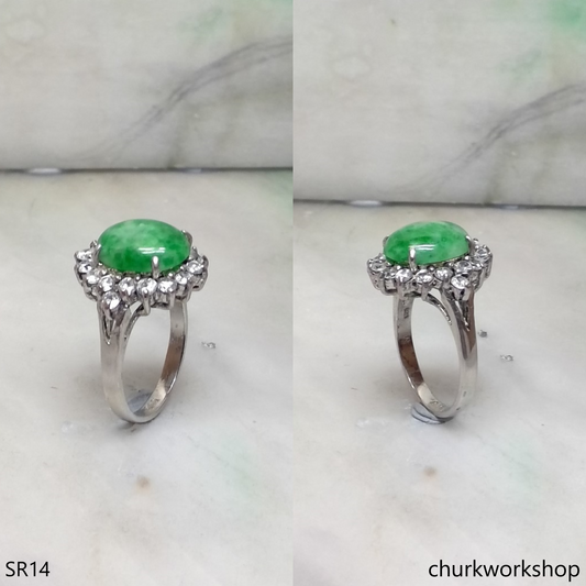 Reserved for Lai-oy    Jade oval ring