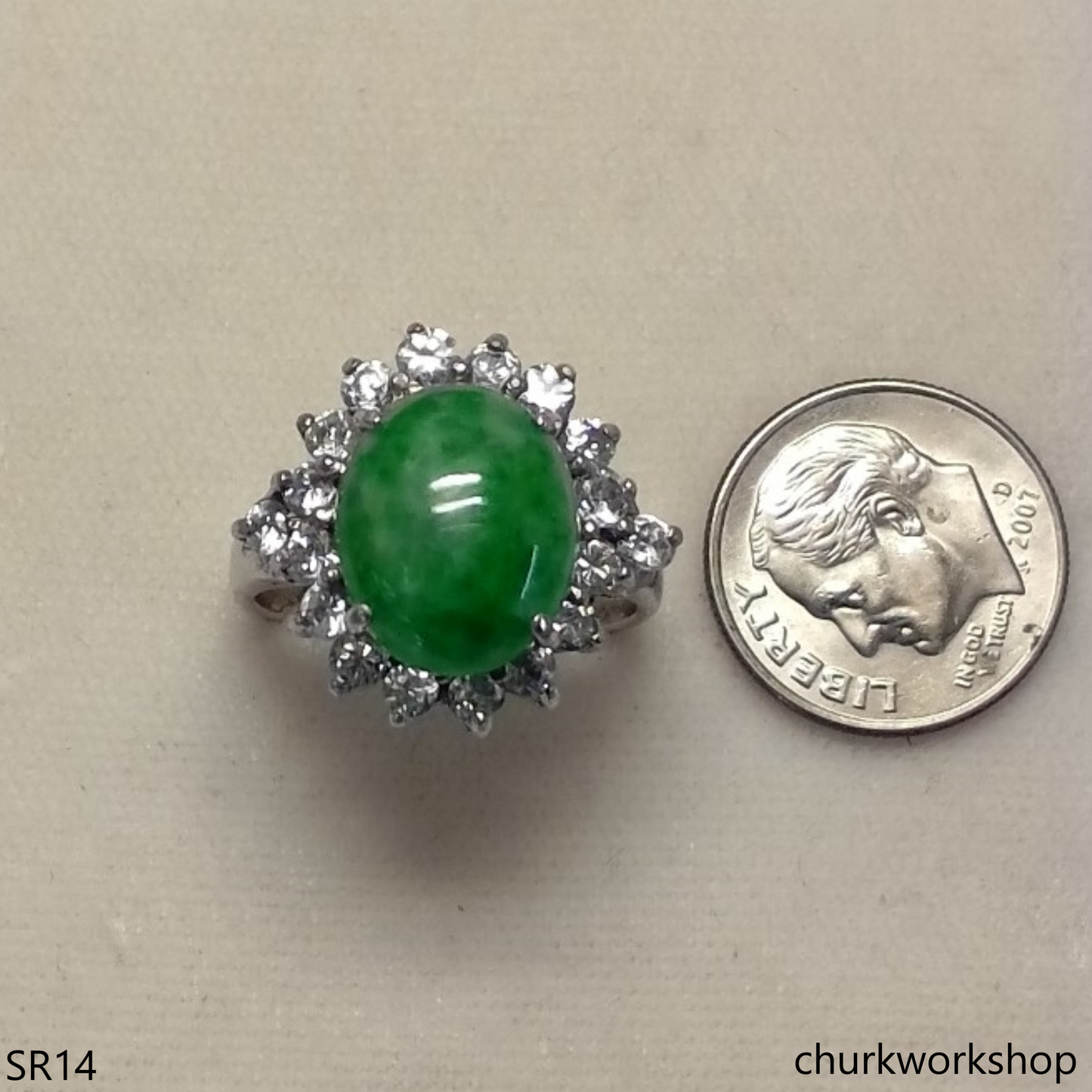 Reserved for Lai-oy    Jade oval ring