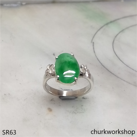 Green jade ring