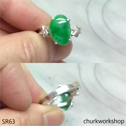 Green jade ring