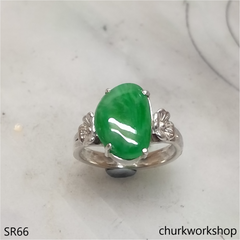 Green jade ring