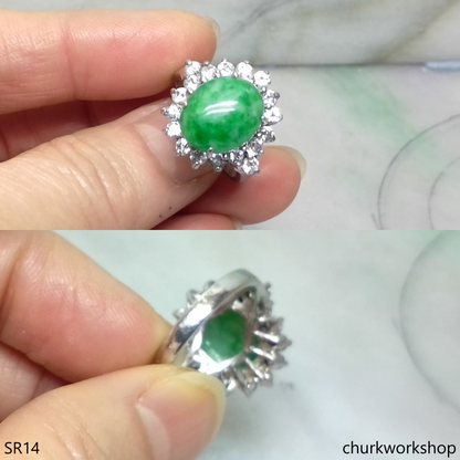 Reserved for Lai-oy    Jade oval ring