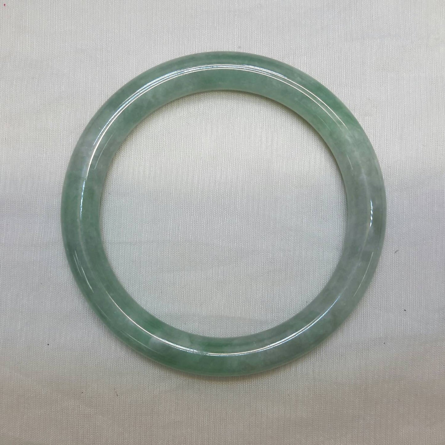 Large green jade bangle
