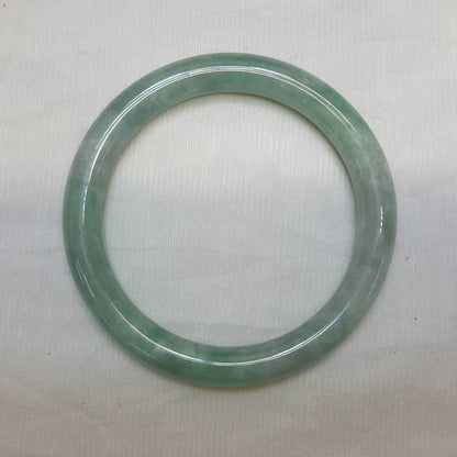 Large green jade bangle