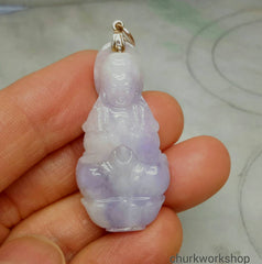 Lavender jade lady Buddha