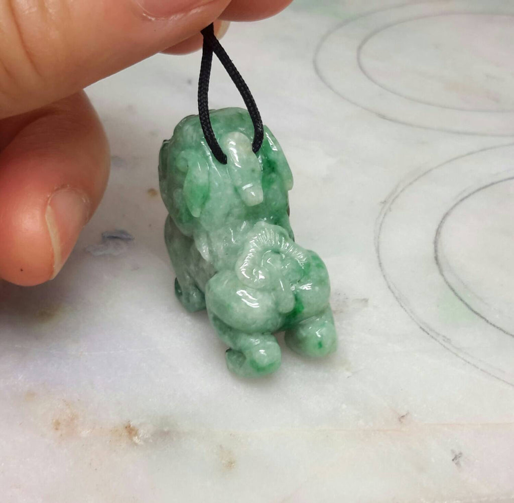 Jade foo 2025 dog pendant