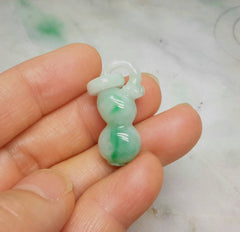 Natural color jade pendant, green jade pendant,
