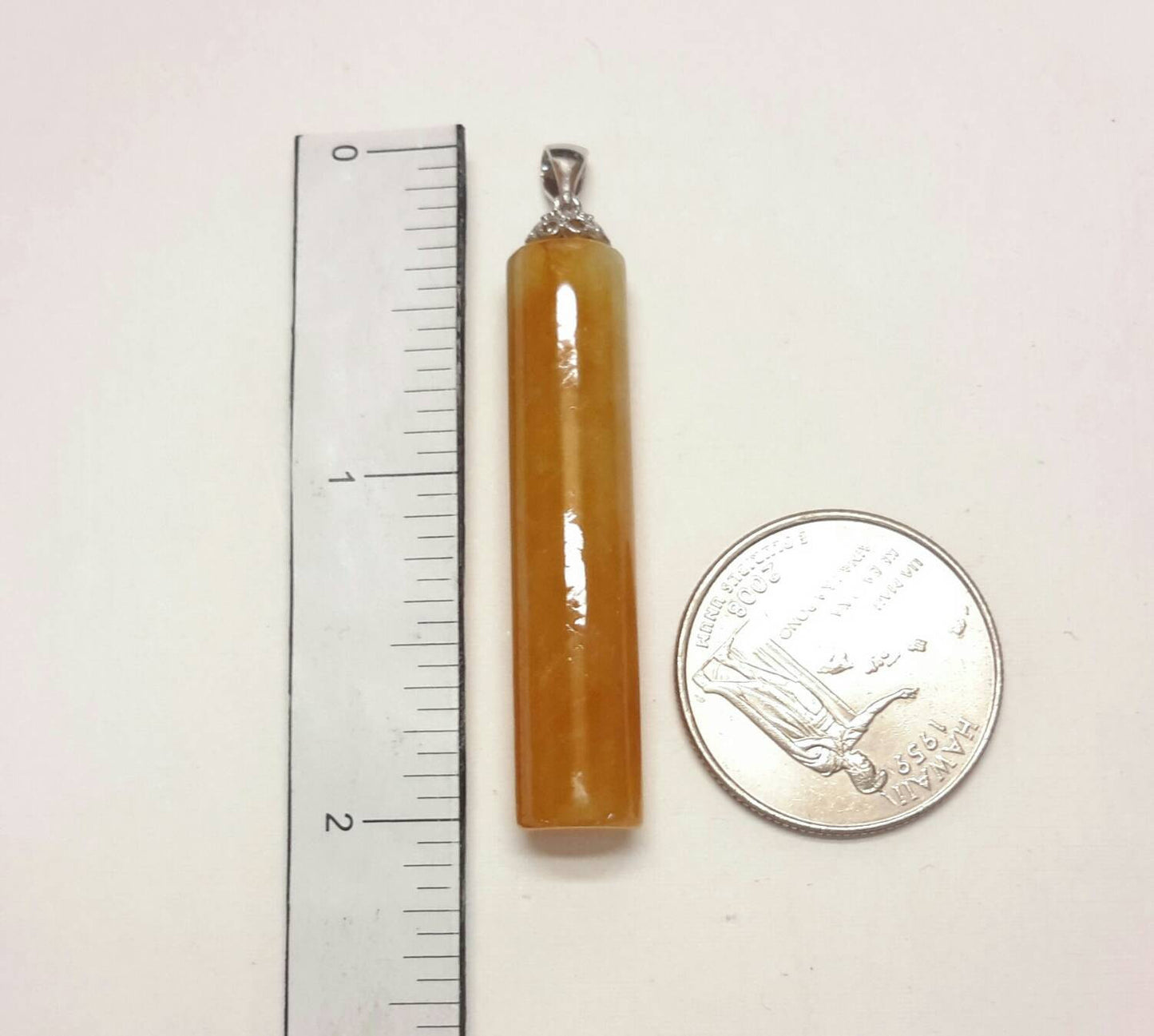 Red jade pendant
